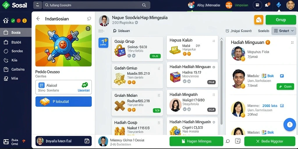 jin69 - In-game menu yang intuitif dan mudah diakses.